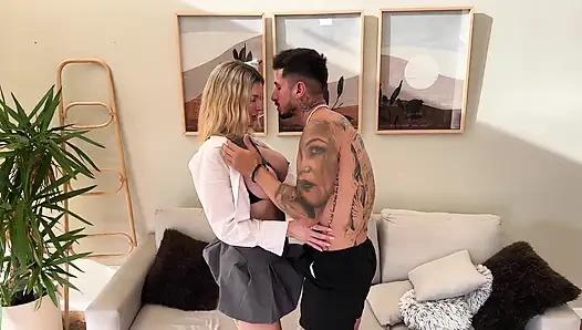 Cheating Blonde Wife Calls Me to Fuck Her Hard When Her Husband Is Out