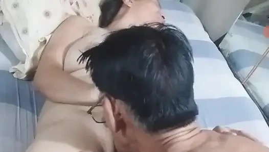 eating wet and lovable pussy of my other wife