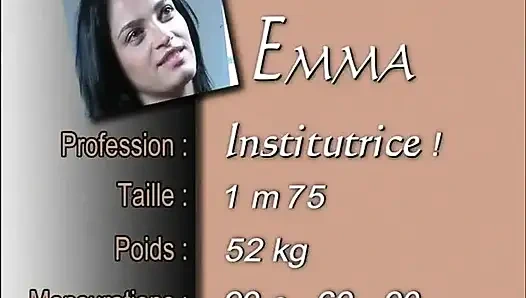 Echte amateurin zu hause: Emma liebt es, ihre kleidung zu nehmen