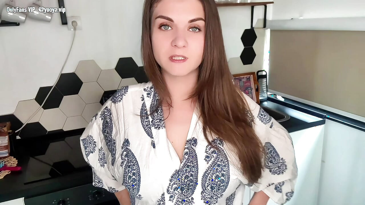 Hot Stepmother with Wet Cumming Cock was Caught by Her Stepson in Her Bedroom