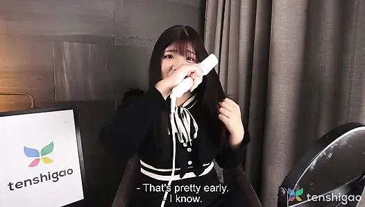 Madoka Watanabe hinter den kulissen