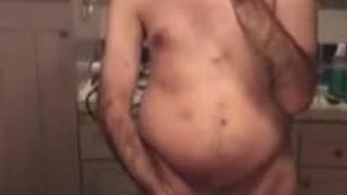 Showing off my sexy body and cock