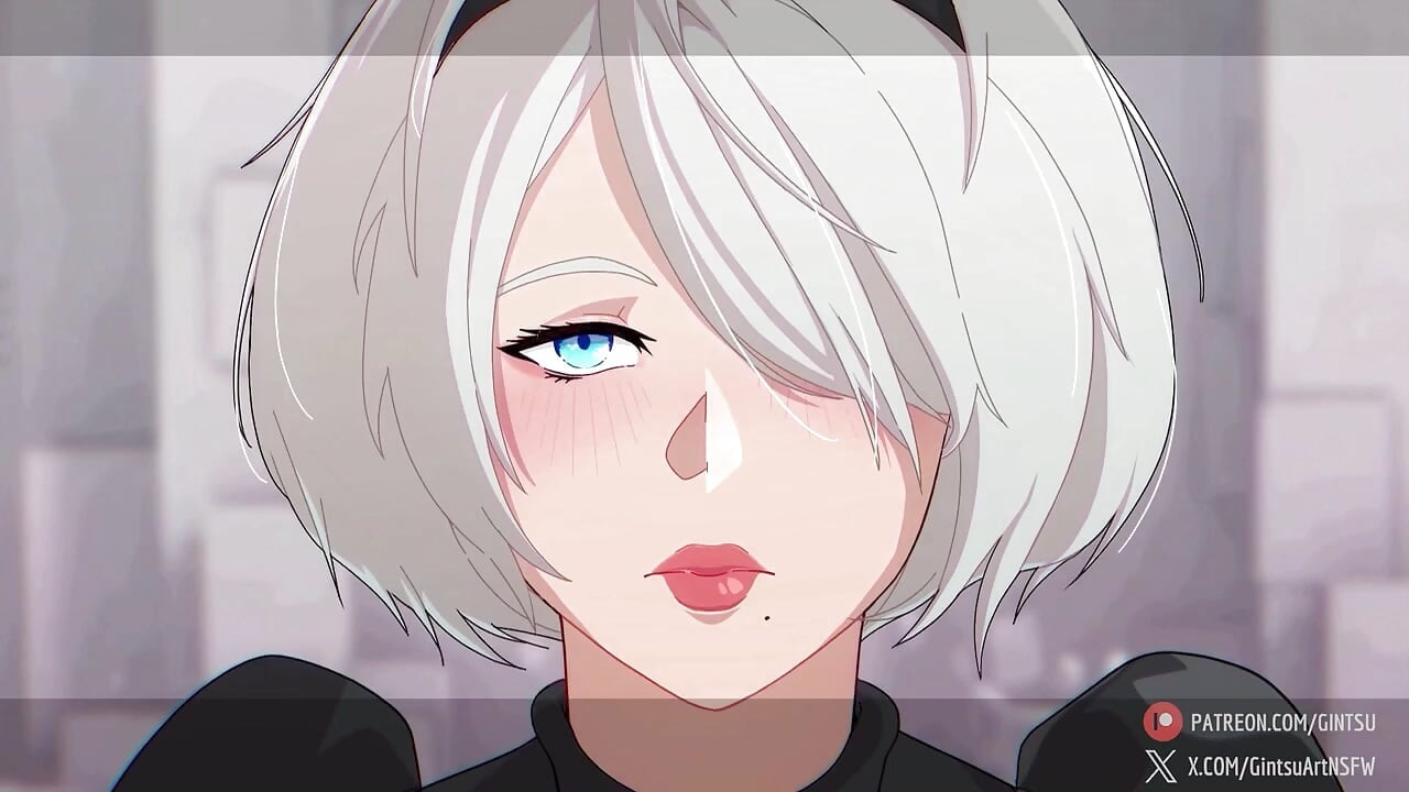 2B boquete hentai animação