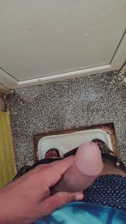 Masturbation in the bathroom