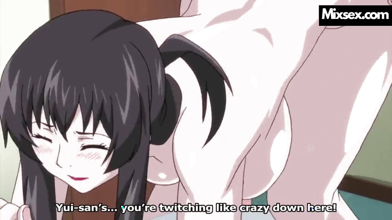 Animowany romans delikatna scena miłosna anime wygenerowana AI