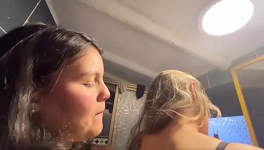 Playing at becoming a lesbian with my best friend's friend
