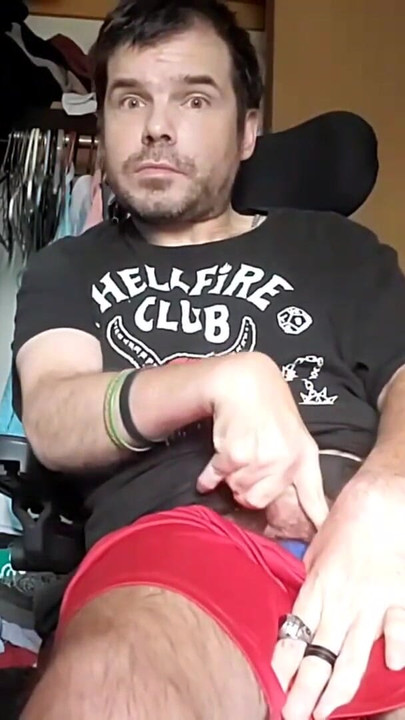 Unforgettable moment from "Kevy 69's Cums In his Chair"