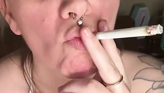 Chery Trees Smoking in a Bikini