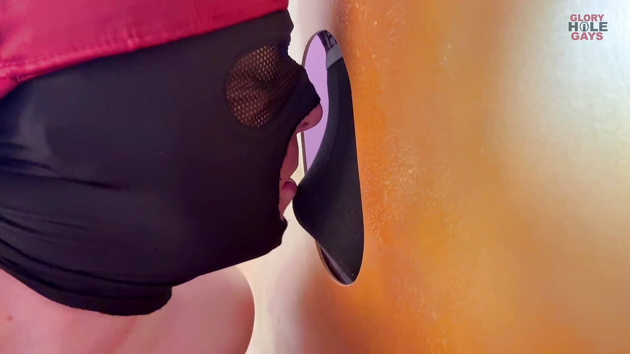 cream all over the cookie at the gloryhole