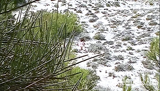 Sexy MILF Naked on the Nudist Beach