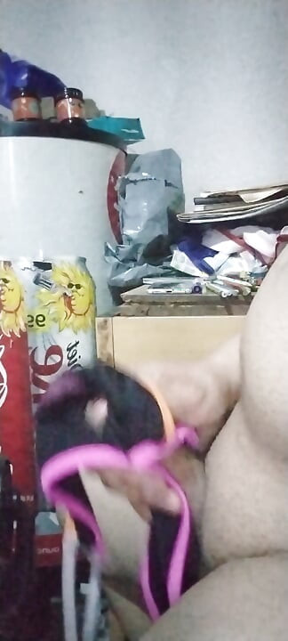 Comforting my virgin penis with my ex-girlfriend's panties