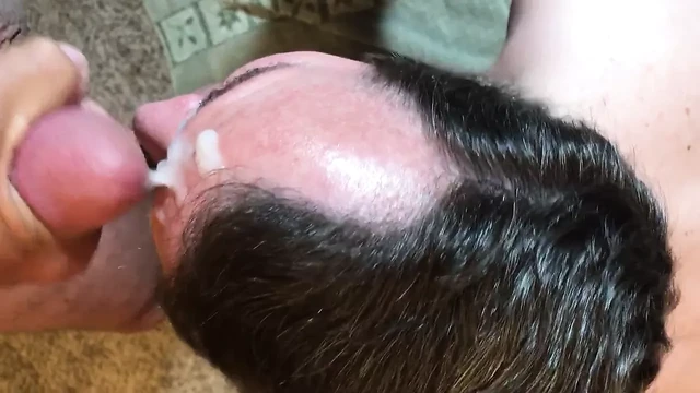 NC Faggot Daddy Sucks White Cock and Takes Huge Facial