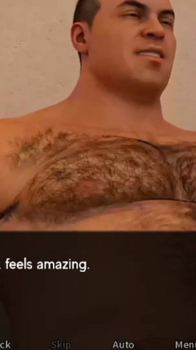 Mature dad in his bulky underwear attracts attention fast. | Clip 1
