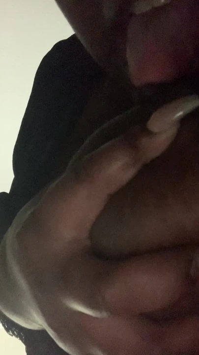 Sucking again my own nipples