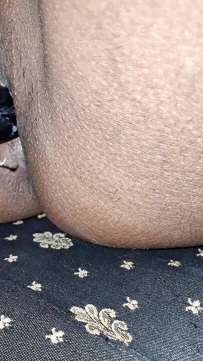 Desi girl masturbates with eggplant and moans loudly