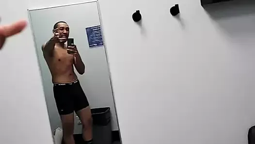 Miguel Brown in only boxers in the mirror video 11