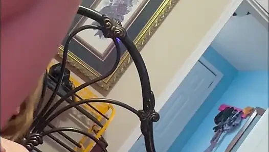 Giving Step-daddy a Blow Job and Getting Fisted