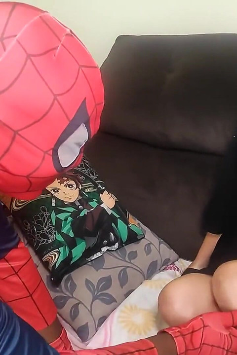 The spider man fuck my ass with a BBC