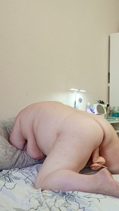 Mother-in-law flaunts all her charms masturbating her pussy with sex toys | Clip 2