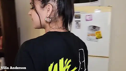 My Stepbrother Serves Me Milk in the Cafe