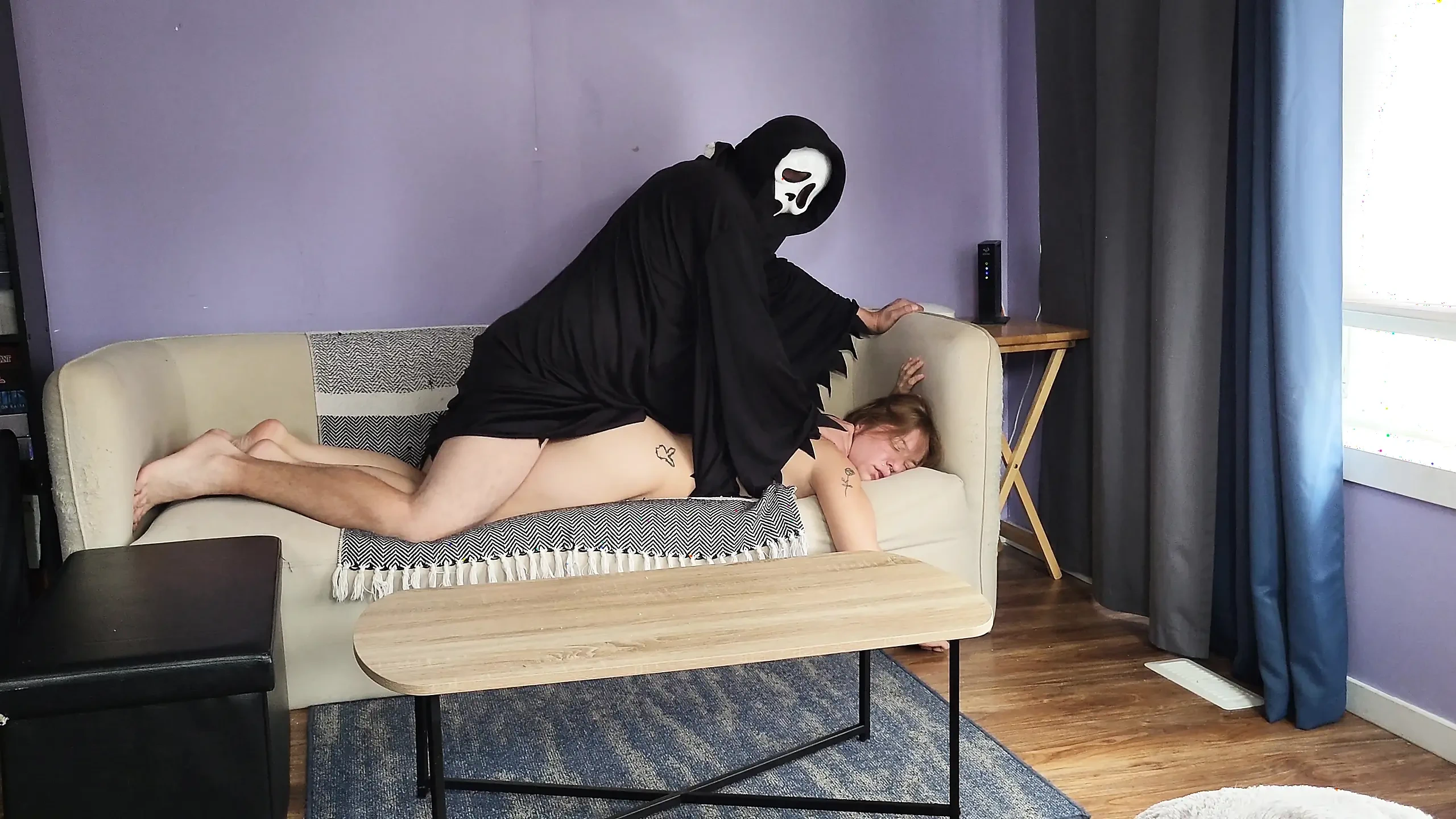 Celaena C Riding Ghost Face Cock