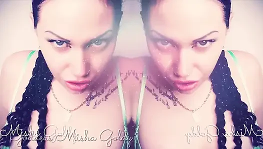Mesmerizing eye contact & lips & tits & JOI