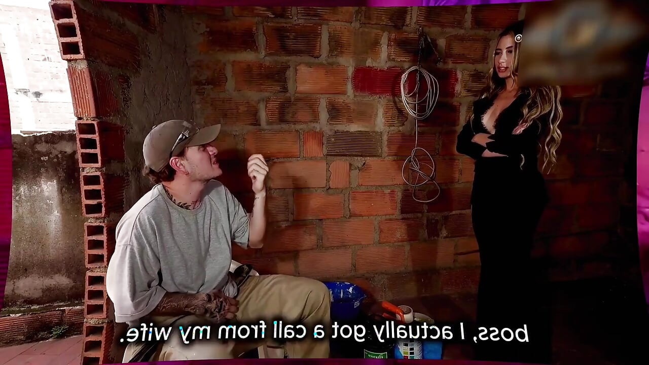 I Discover That the Bricklayer's Dick Was Masturbating in the Middle of the Construction Site- Ambarprada & Nick Jowell