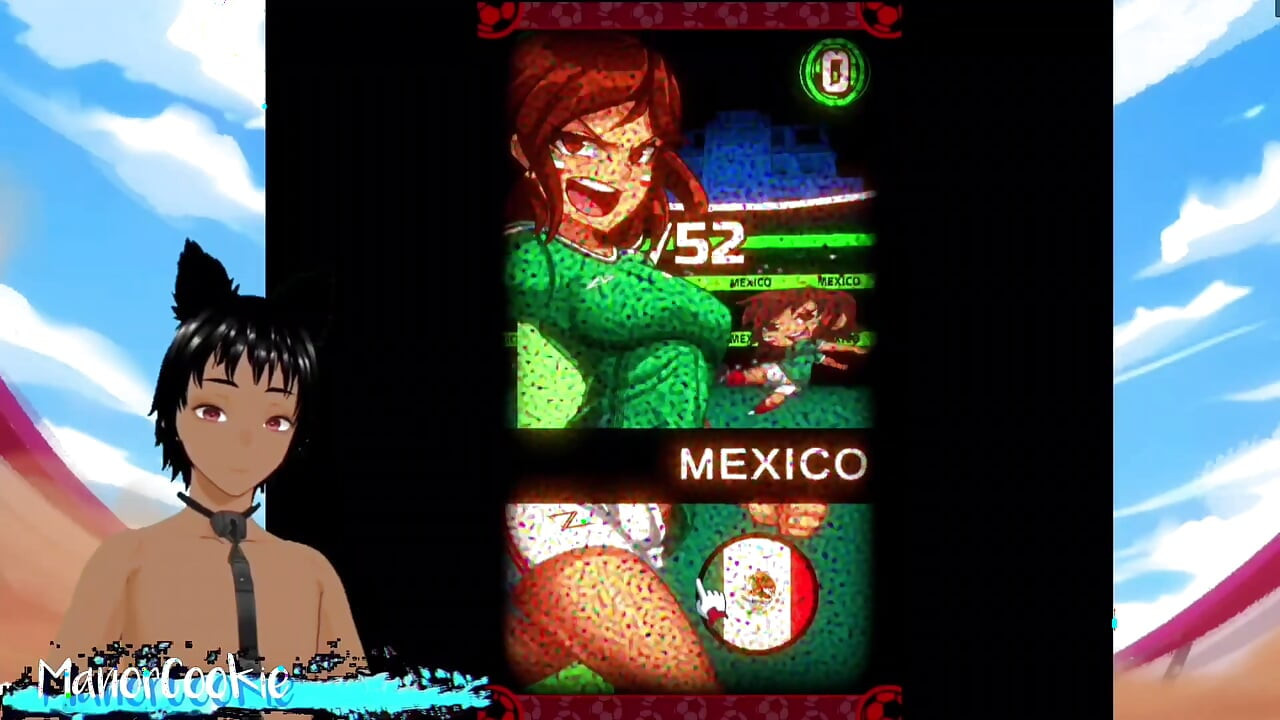 World Cup Girls - A FIFA world cup game and Mexico has challenged us and we might get a special blow job!