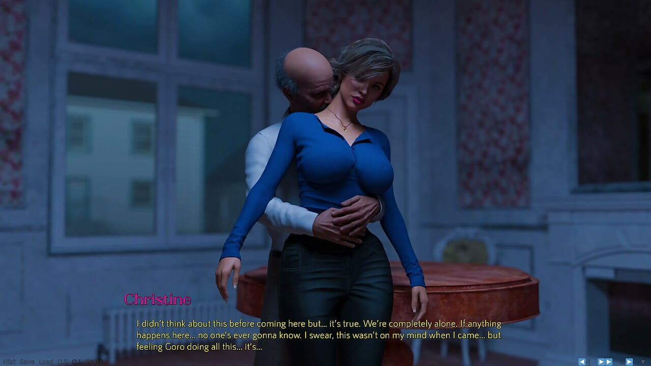 Awam-style Game - Being a Wife (v1.220p) - P5 - She Becomes a Filthy Cheating Wife - First Time She Lets Goro Penetrate Her
