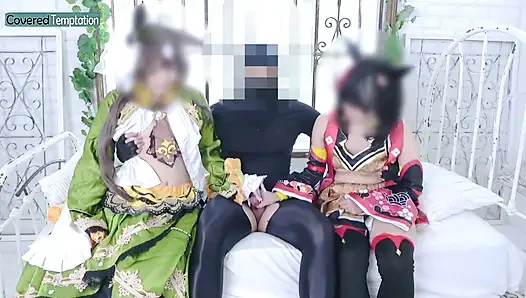 Adegan seks threesome bareng dua pasangan! Wajib nonto!