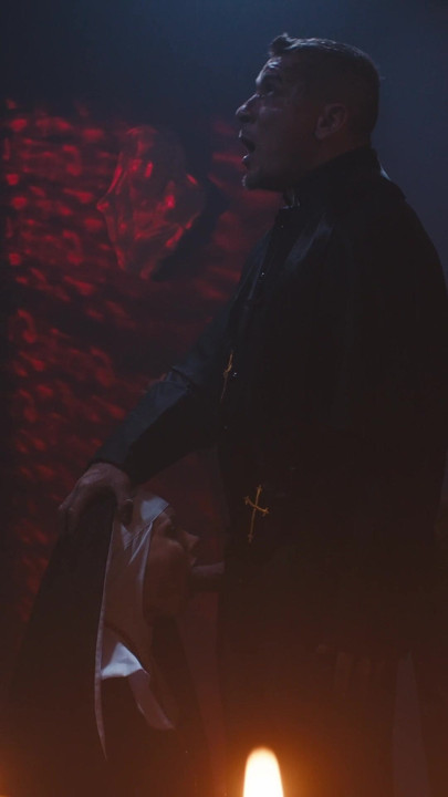 Time Stop Devil Ritual - Frozen Nun Ahegao Mind Control Sex