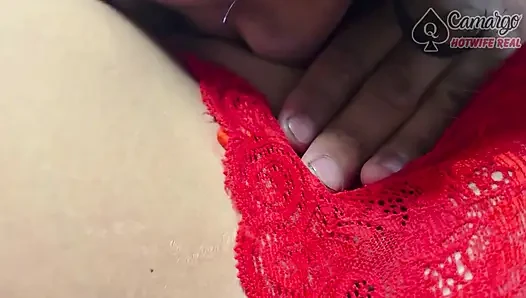 I LIKED TO FUCK WITH THIS APP DELIVERY MAN - HE FILLED ME WITH CUM - HE CAME INSIDE HER PUSSY