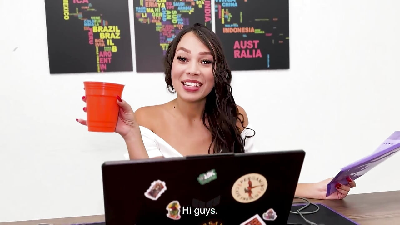 Latina Boss Fucks Her Young, Nerdy Employee in the Office-she Has a Perfect Pussy!