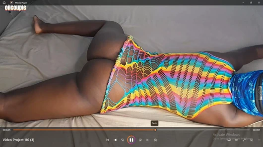 Seductive shot from slim thick ebony