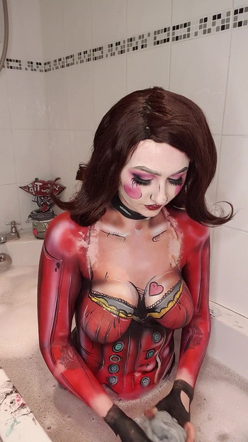Mad Moxxi إزالة حمام طلاء الجسم الفوضوي