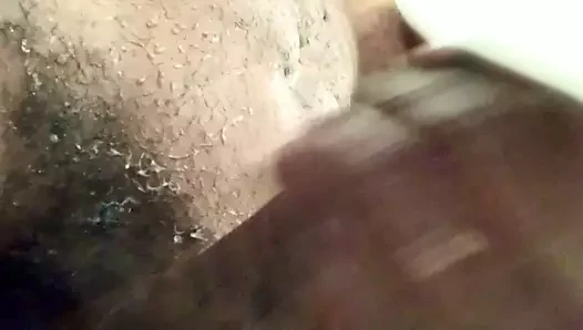 Büyük kafa ovmak üzerinde benim çük