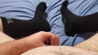 Black sock cumshot -FAN REQUEST- for azimus