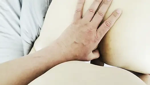 Persuaded the stepmom to the first anal! Cute sweet ass