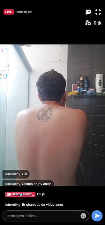 I Did My First Live Stream in the Shower and Received Compliments