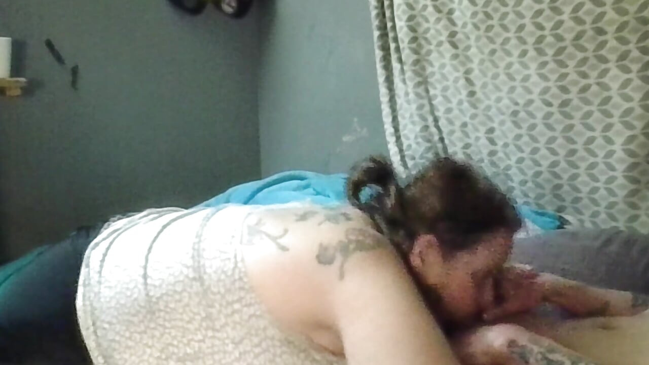 Milf makes him squirm with pleasure !!!!