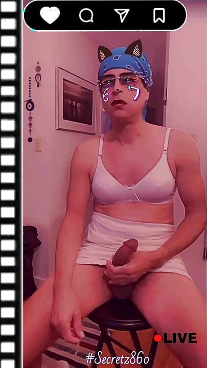 Secretz860- sexy white dress wanking