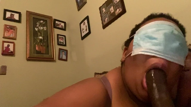 Mask on top