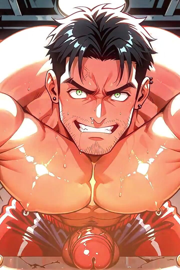 Ai Anime Style Big Dick Men