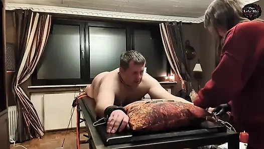 Domlady Mia - Punishment of Terror for the Slave - Training: Ass Fucked with the Fucking Machine - Part 2