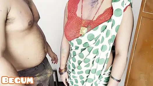 Ich ficke meine heiße tante in Holi auf der Treppe