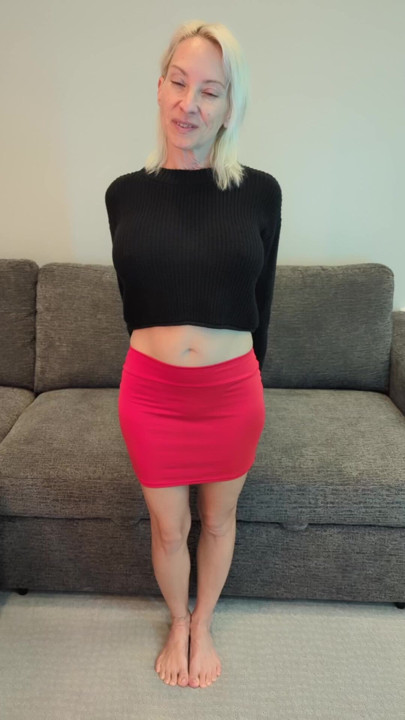 Short Skirt Short Sweater Annoying Neighbor Cosplay Girl