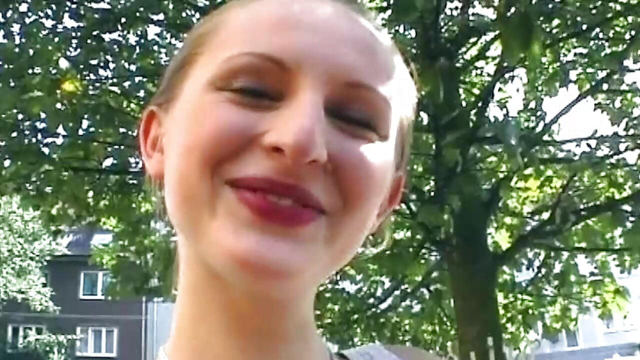 Public Blowjob Tease and Sloppy Fingering Explosion