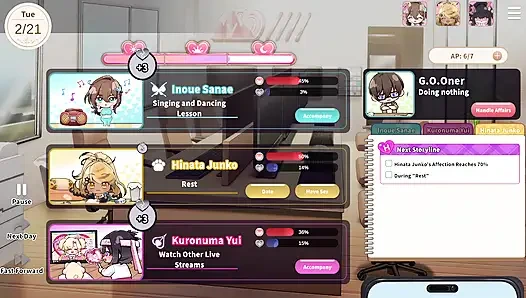 4 v-lover yui onu ovuyor. Mc'miz içeri giriyor ve Yui'nin mastürbasyon yapıyor!