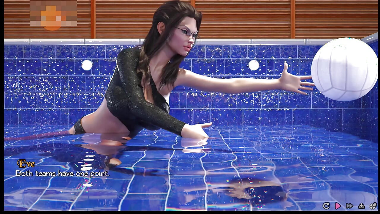 Pure love #6: Ava gave Johannes a handjob in the pool