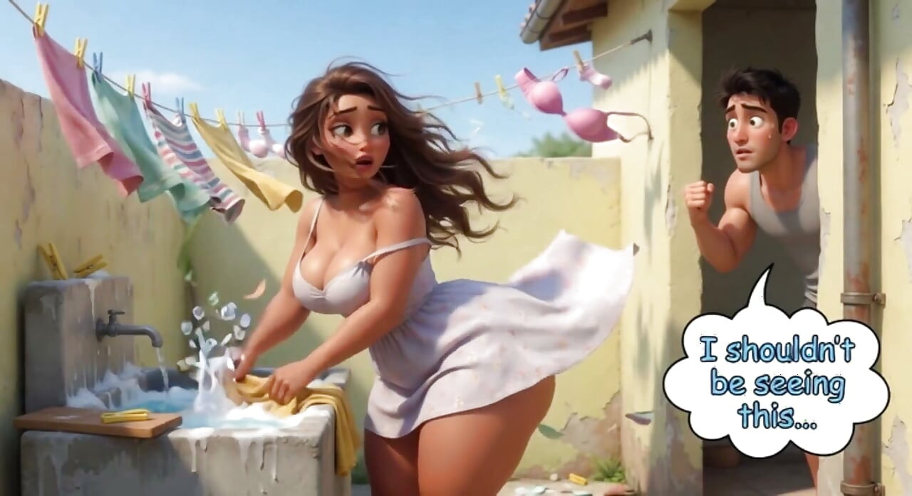 Stepmom's No-panties Secret Leads to Intense Passionate Forbidden Home Encounters (ai Generated)
